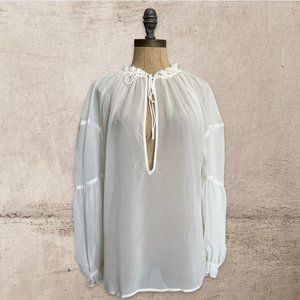 EXPRESS OVERSIZED SHEER TOP